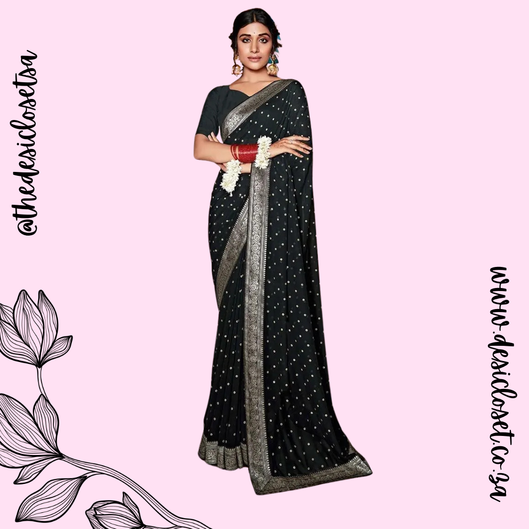 Unstitched sari