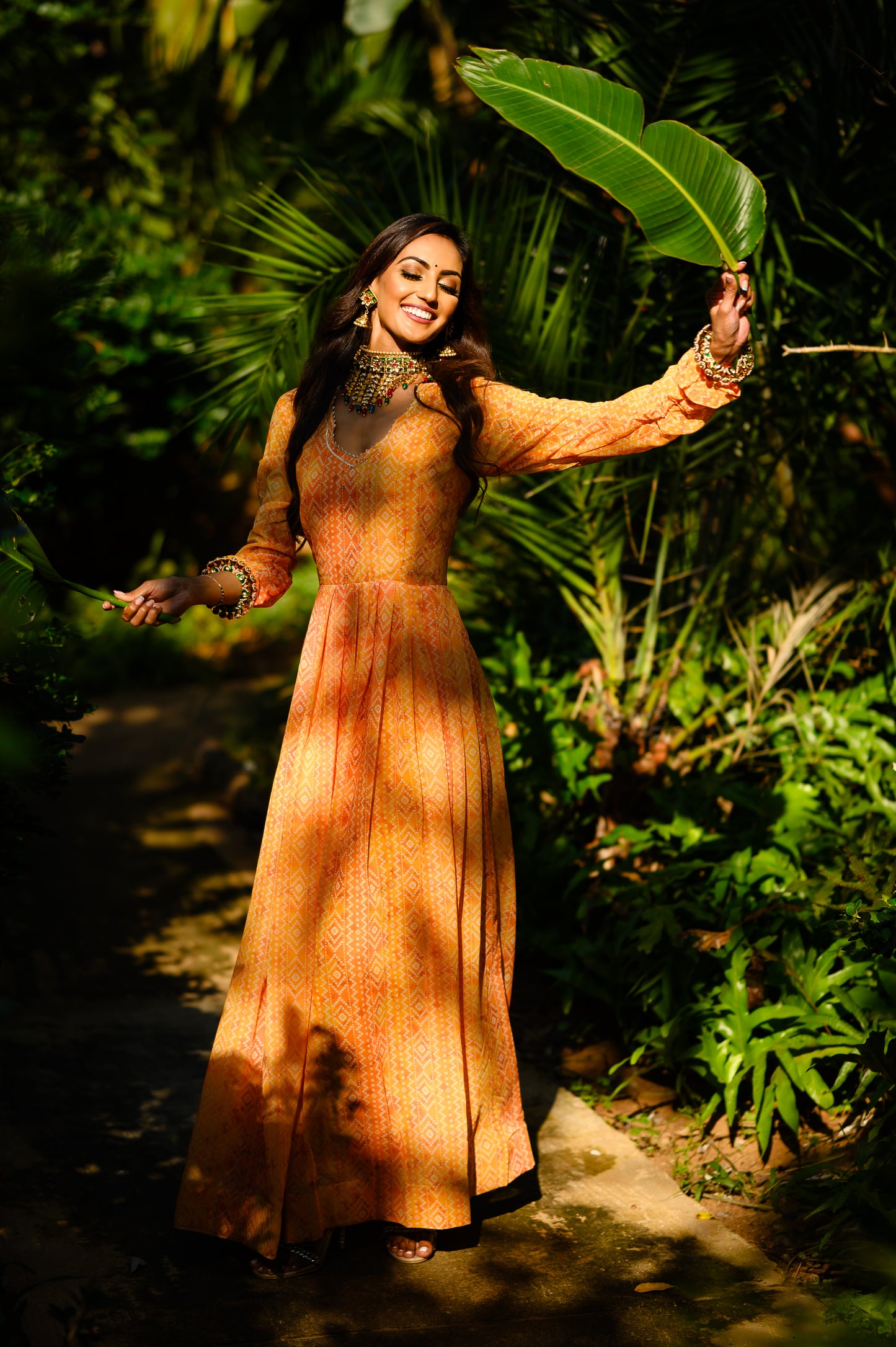 Georgette Gown in Plus & Petite Sizes