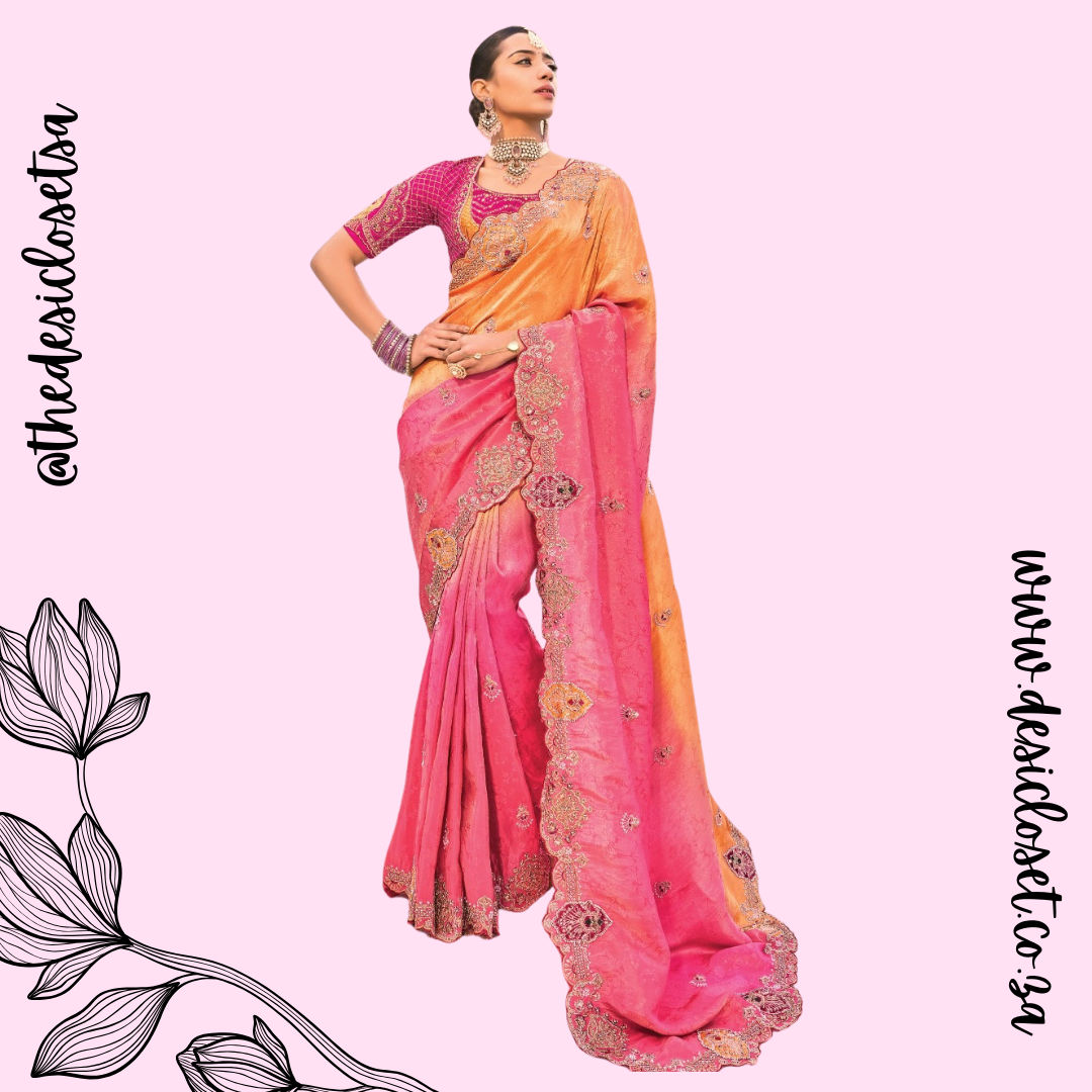 Luxury Unstitched Sari