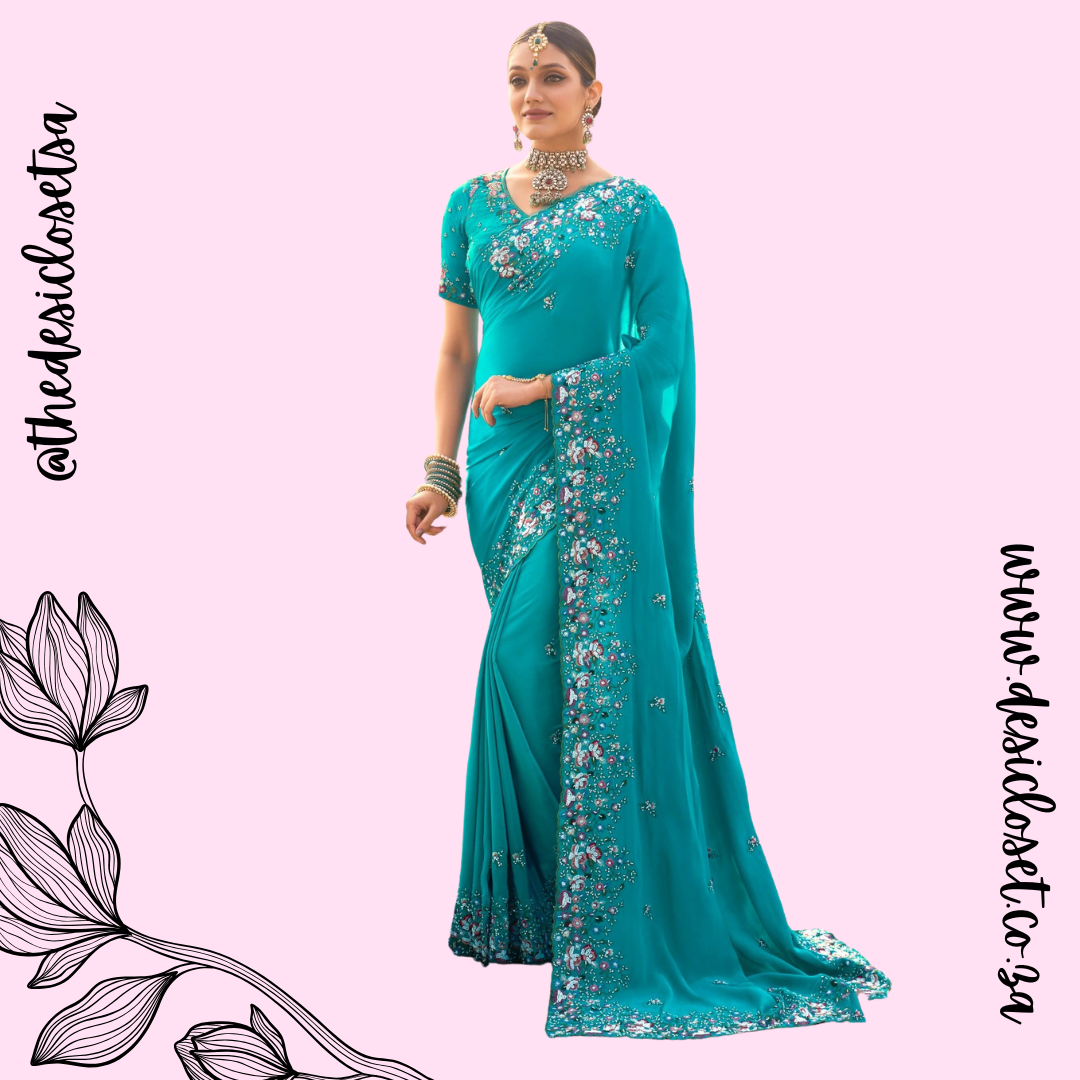 Luxury Unstitched Sari