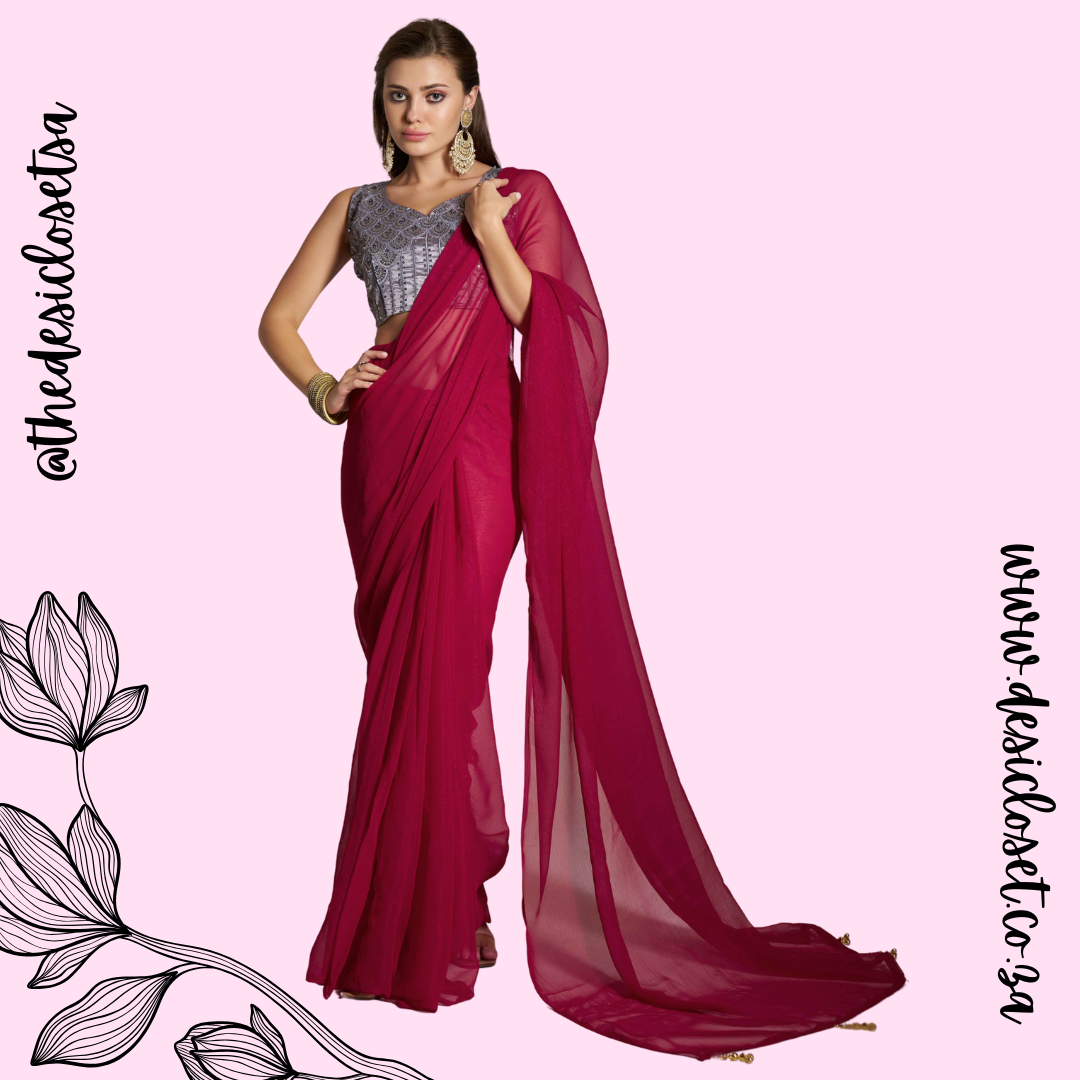 Unstitched Sari