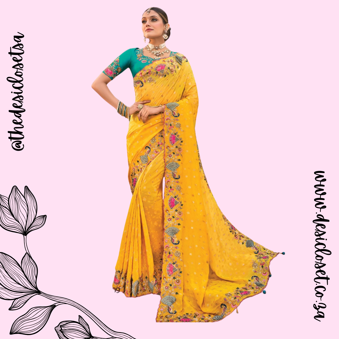 Luxury Unstitched Sari