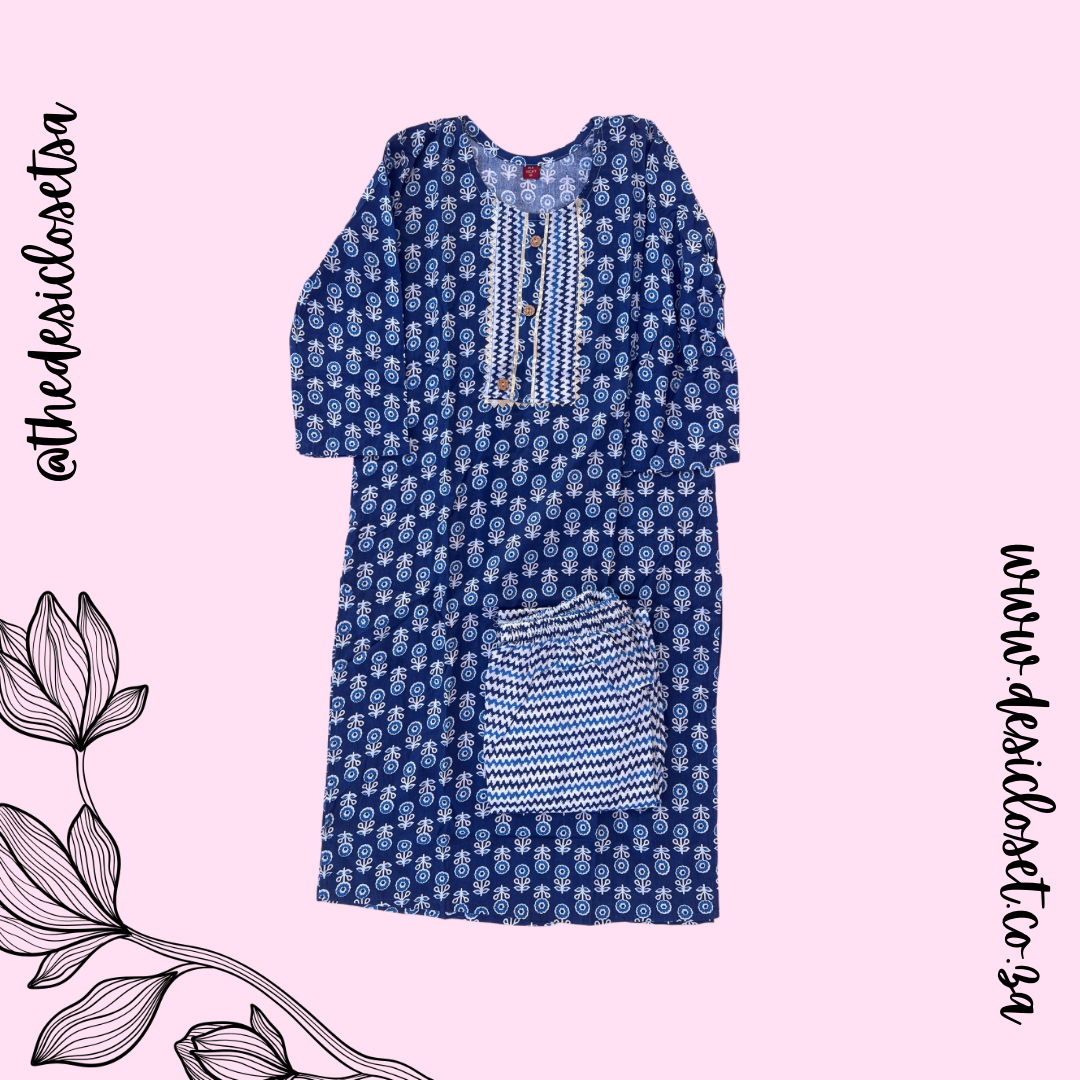 Cotton Kurti & Pant Set