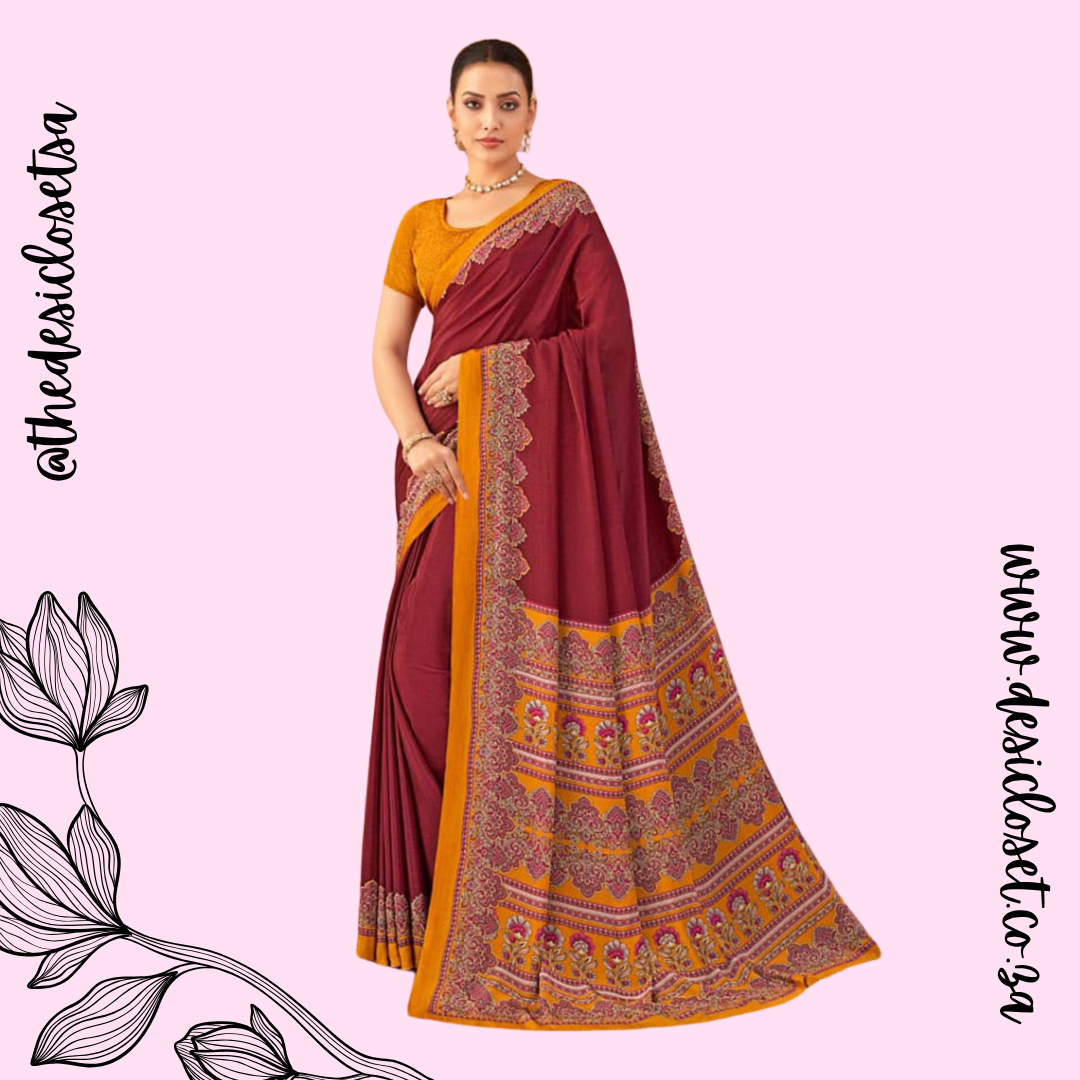 Unstitched Sari