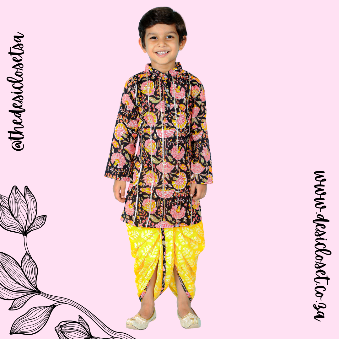 6-12 Months Kurtha With Dhoti