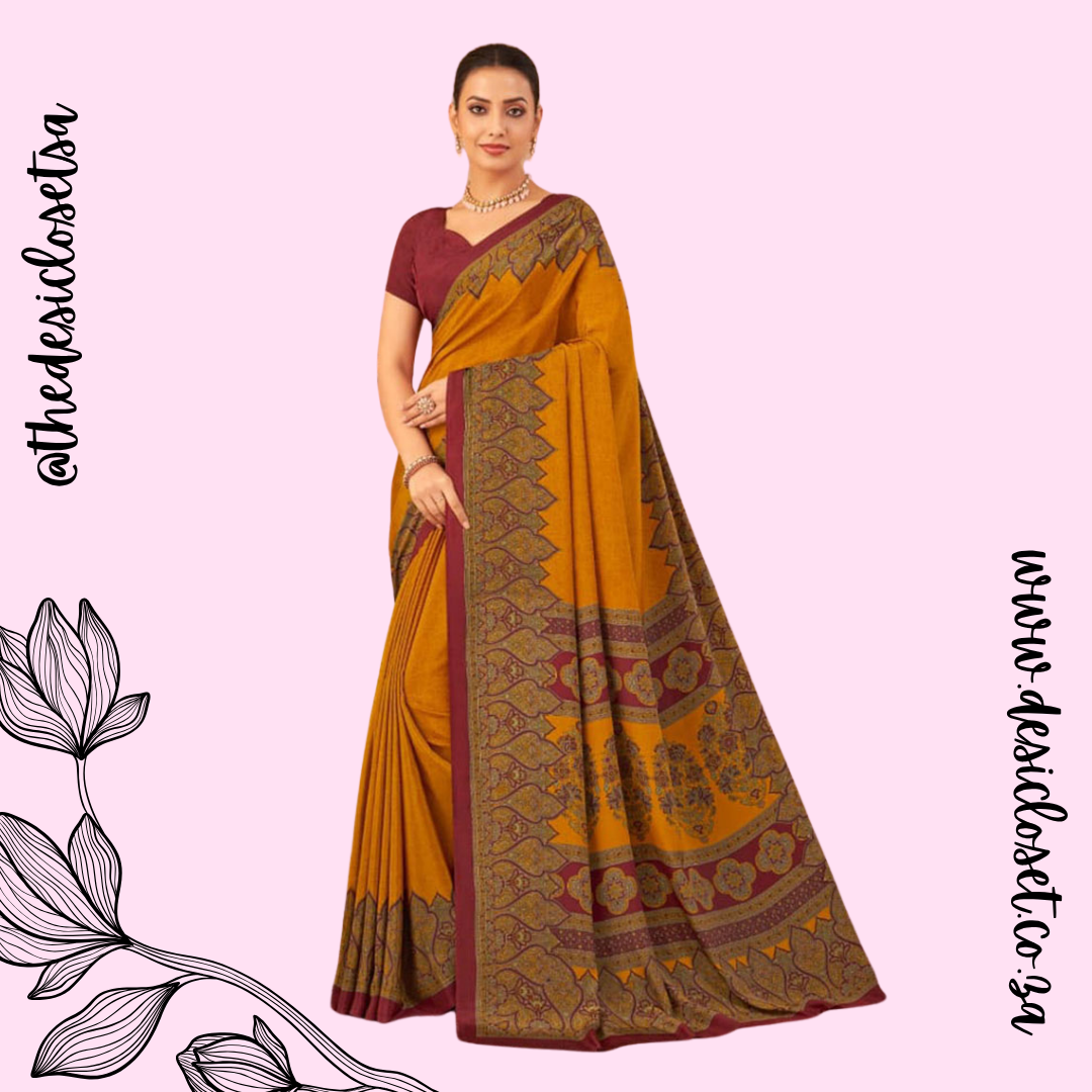 Unstitched Sari
