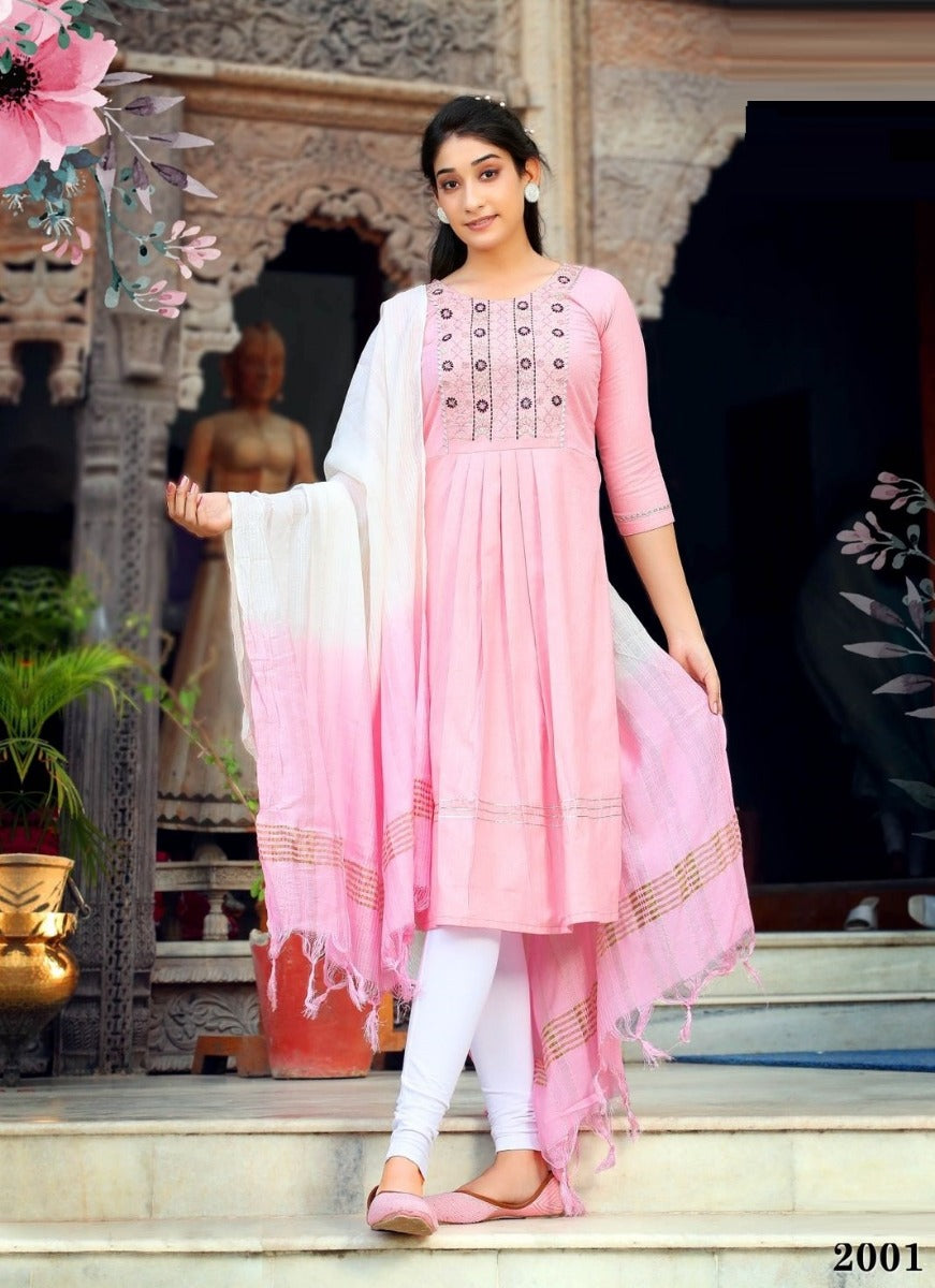 Kurthi with Dupatta