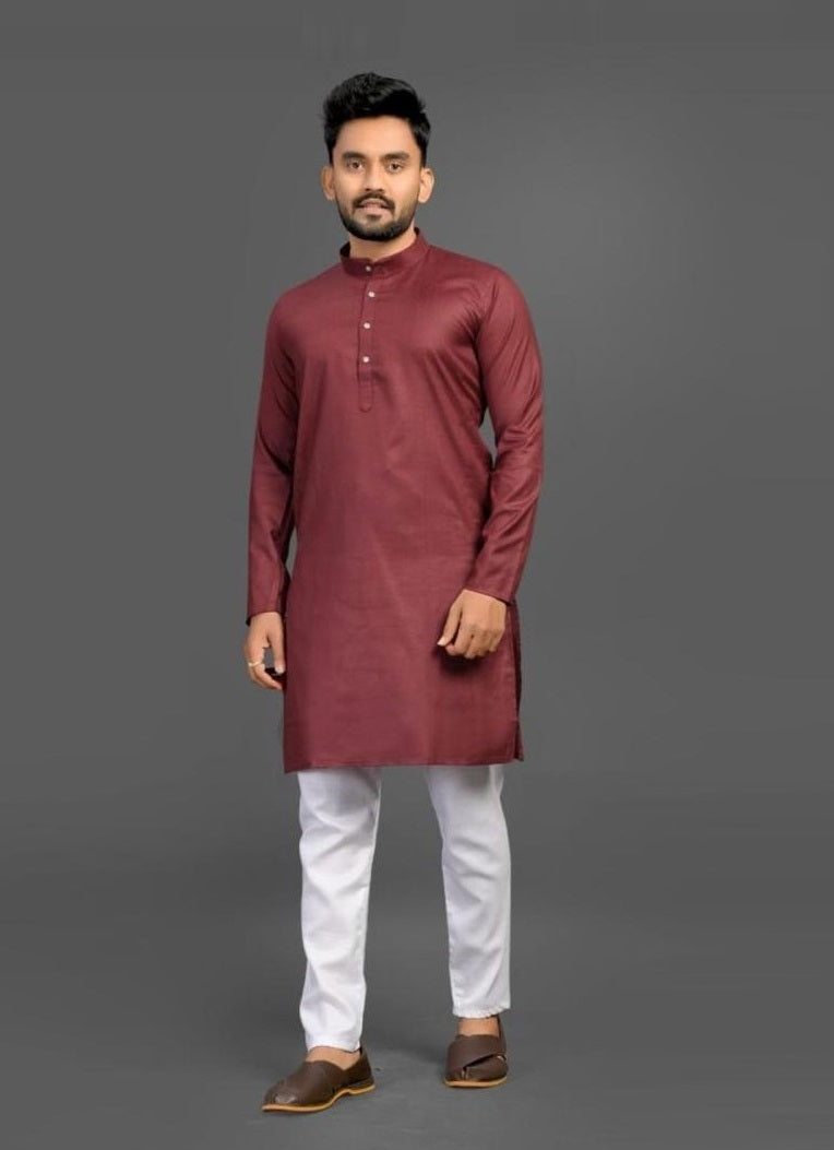 Cotton Kurta and Pant Set