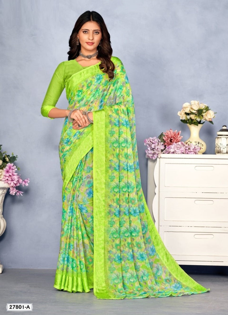 Chiffon Sari