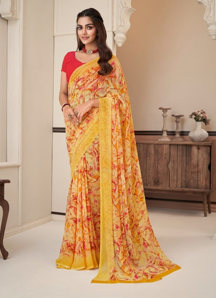 Chiffon Sari
