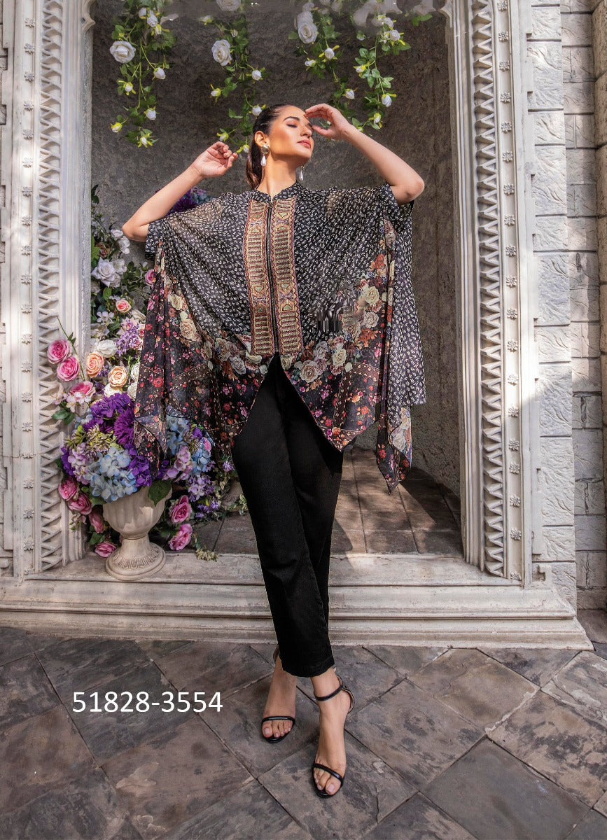 Cape Style Top with Pant