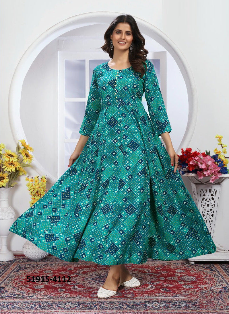 Bhandani Dress with Scarf