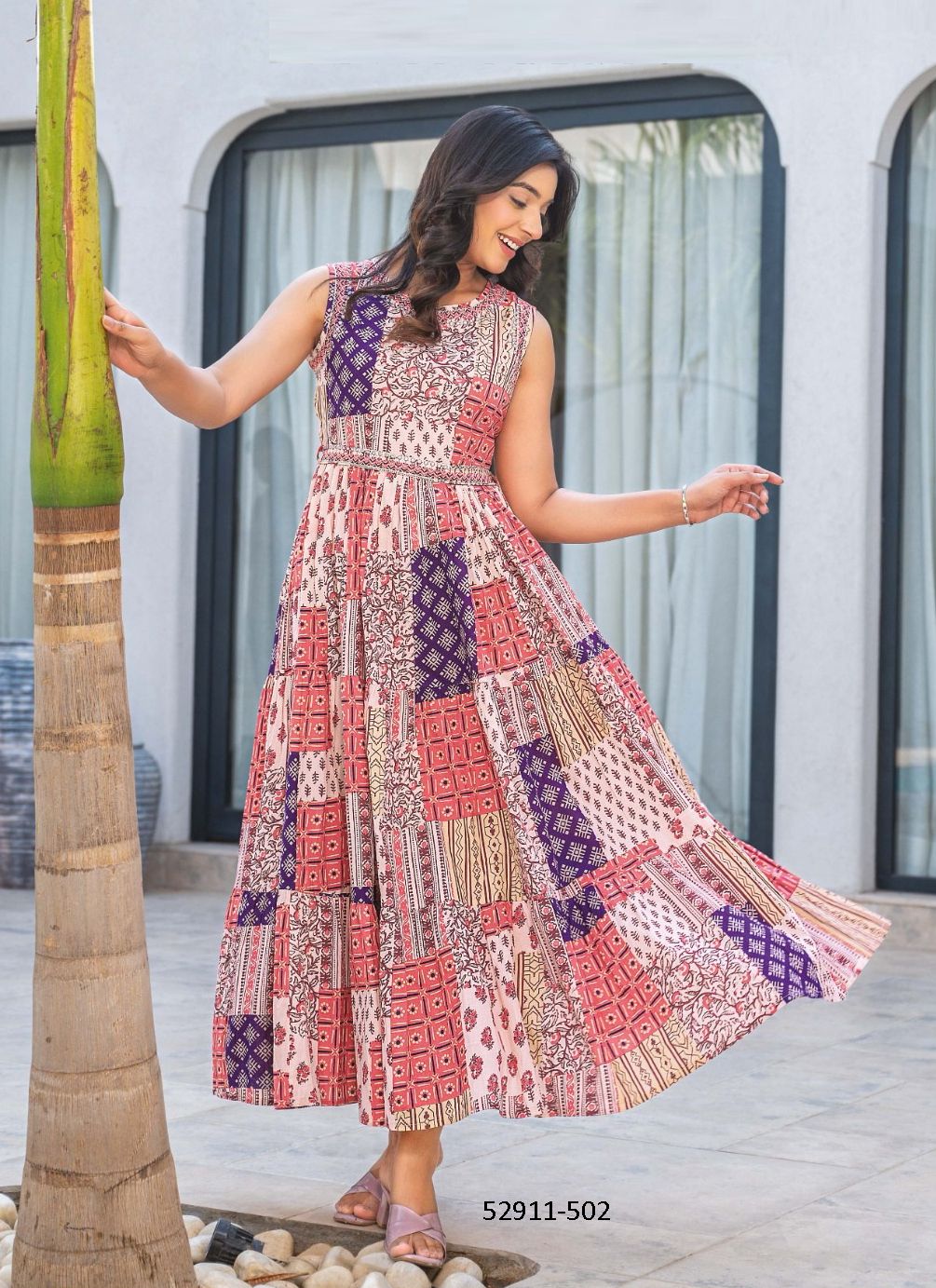 Sleeveless Cotton Dress