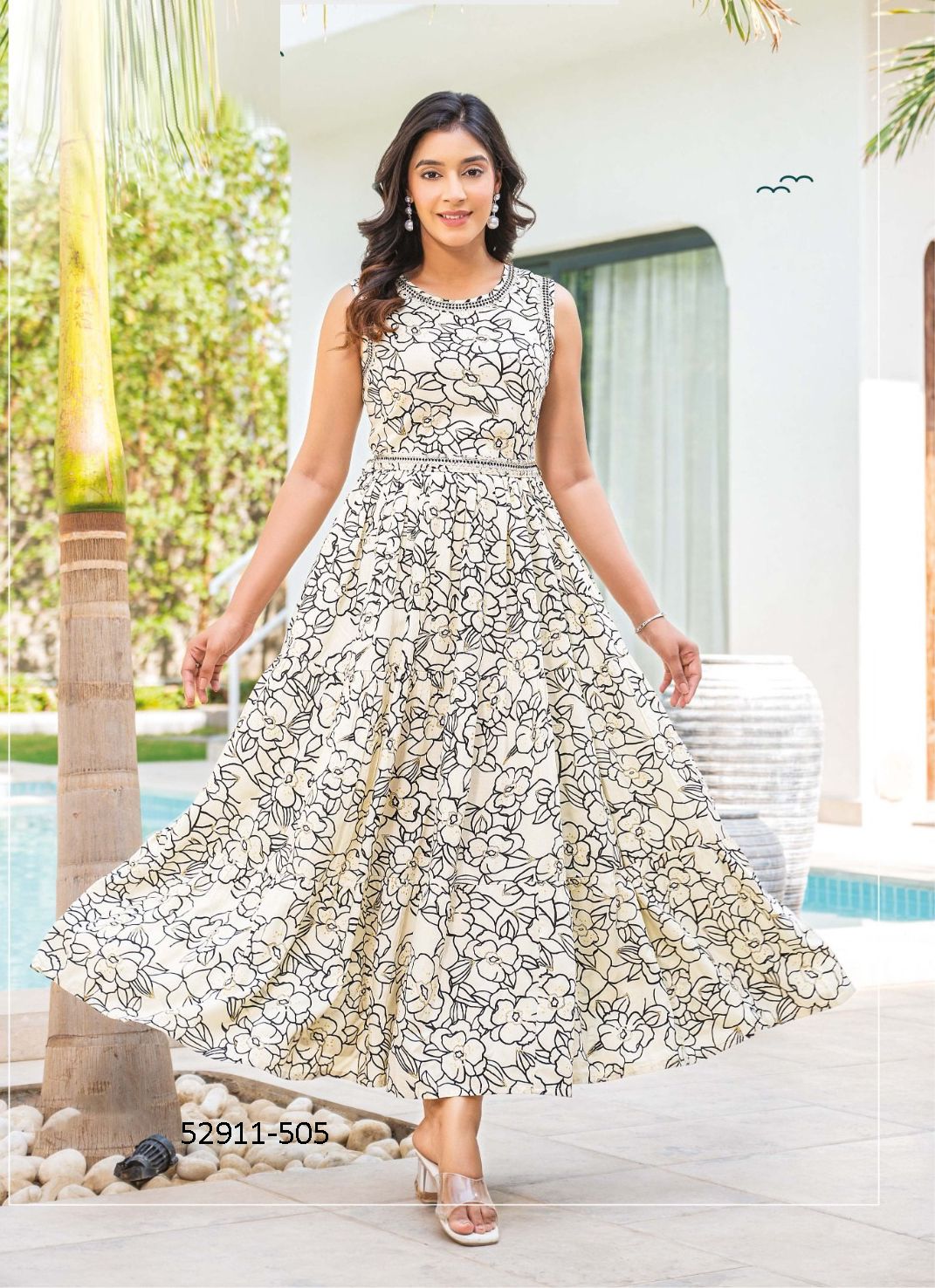 Sleeveless Cotton Dress