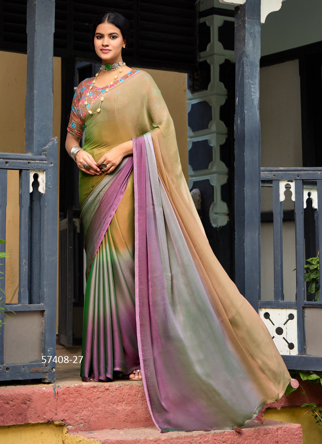 Chiffon Sari