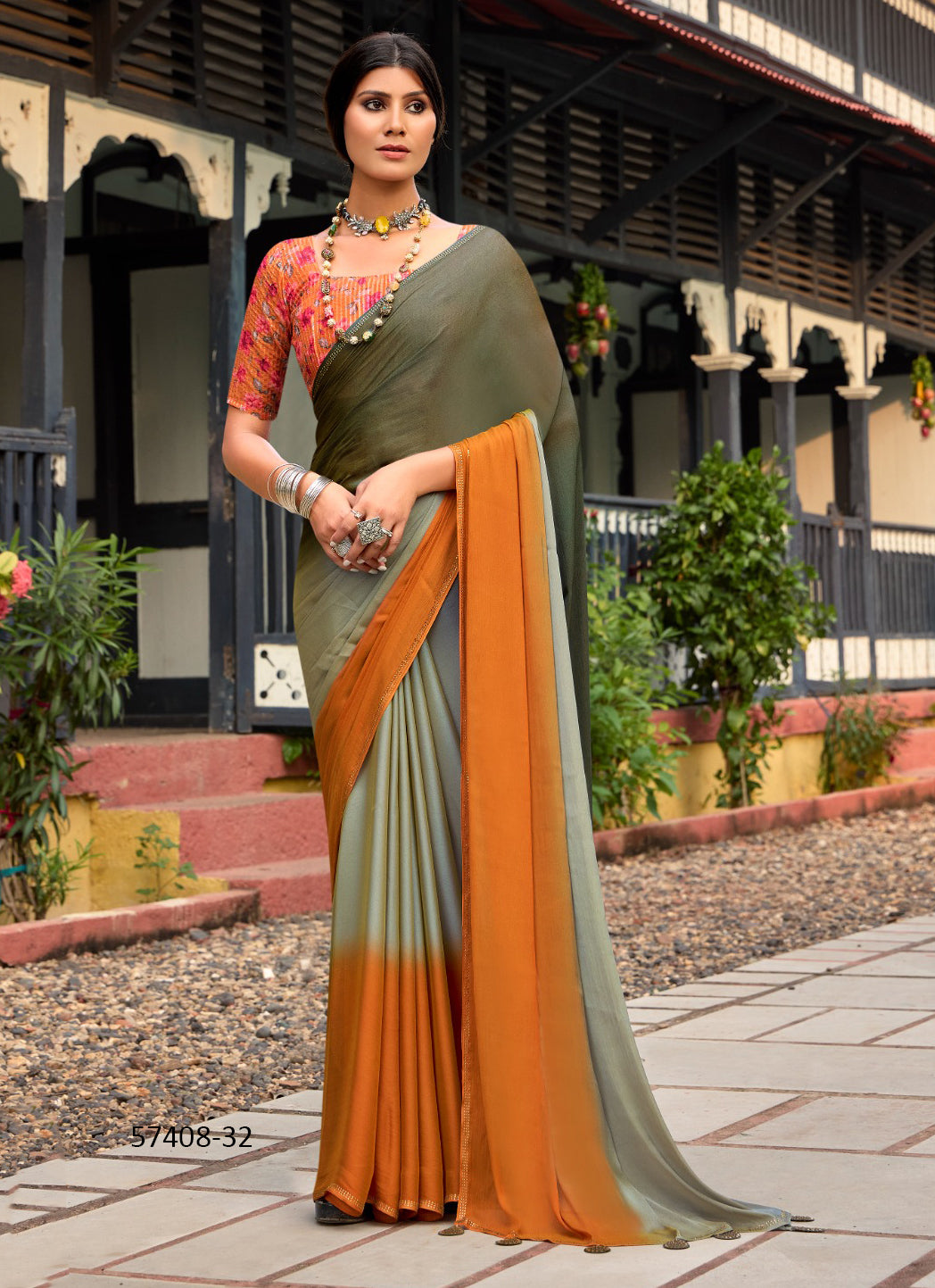 Chiffon Sari