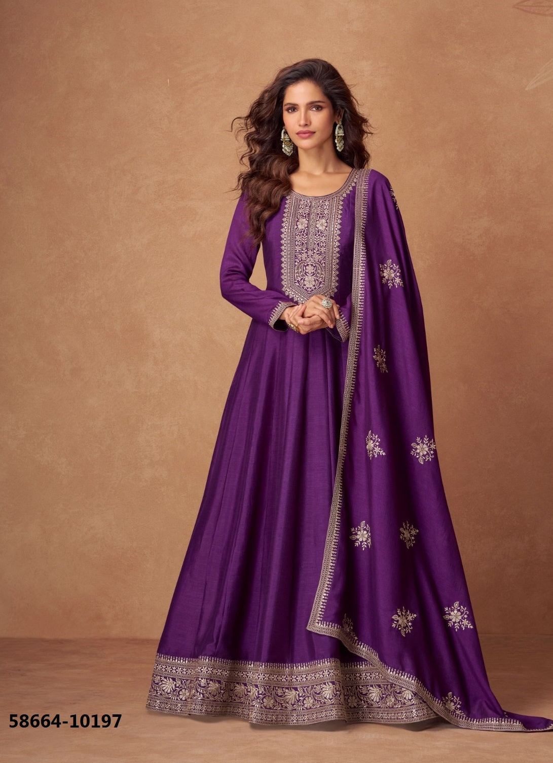 Gown with Dupatta