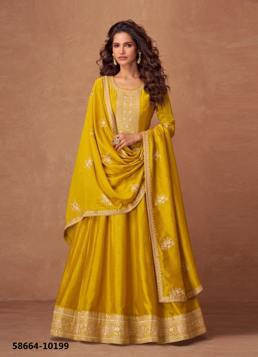Gown with Dupatta