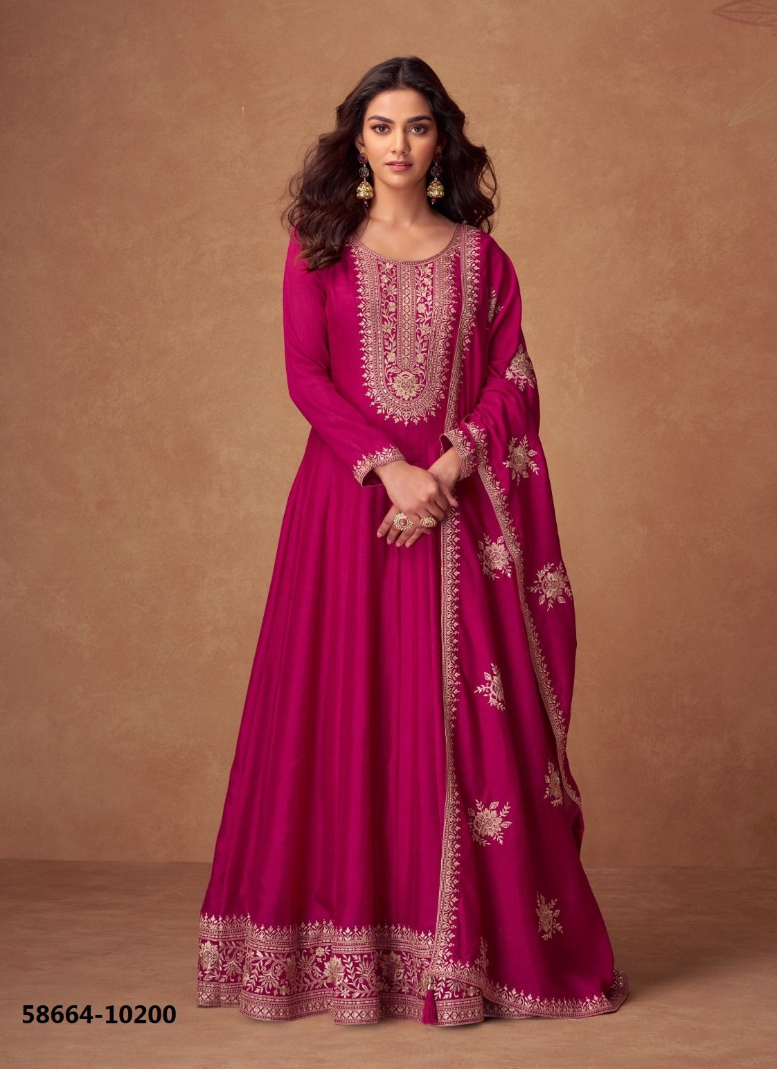 Gown with Dupatta