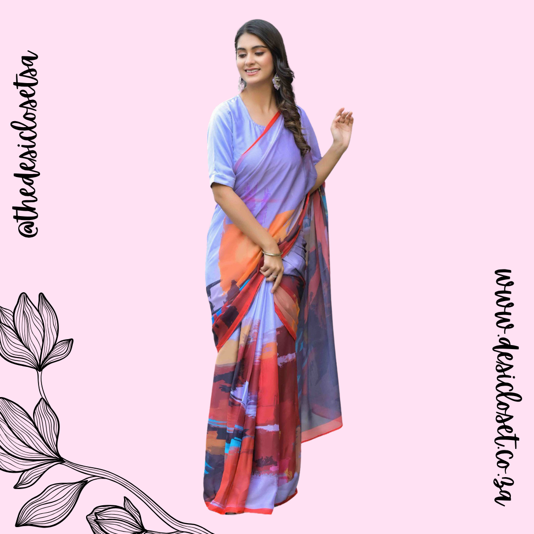 Fully Stitched Sari Gown