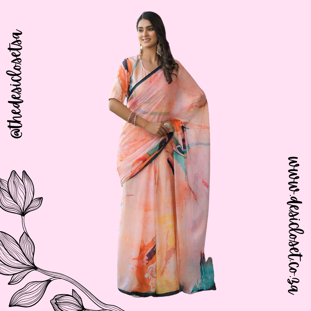 Fully Stitched Sari Gown