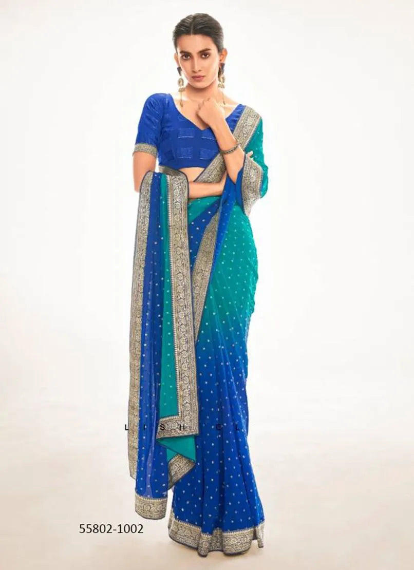 Unstitched sari