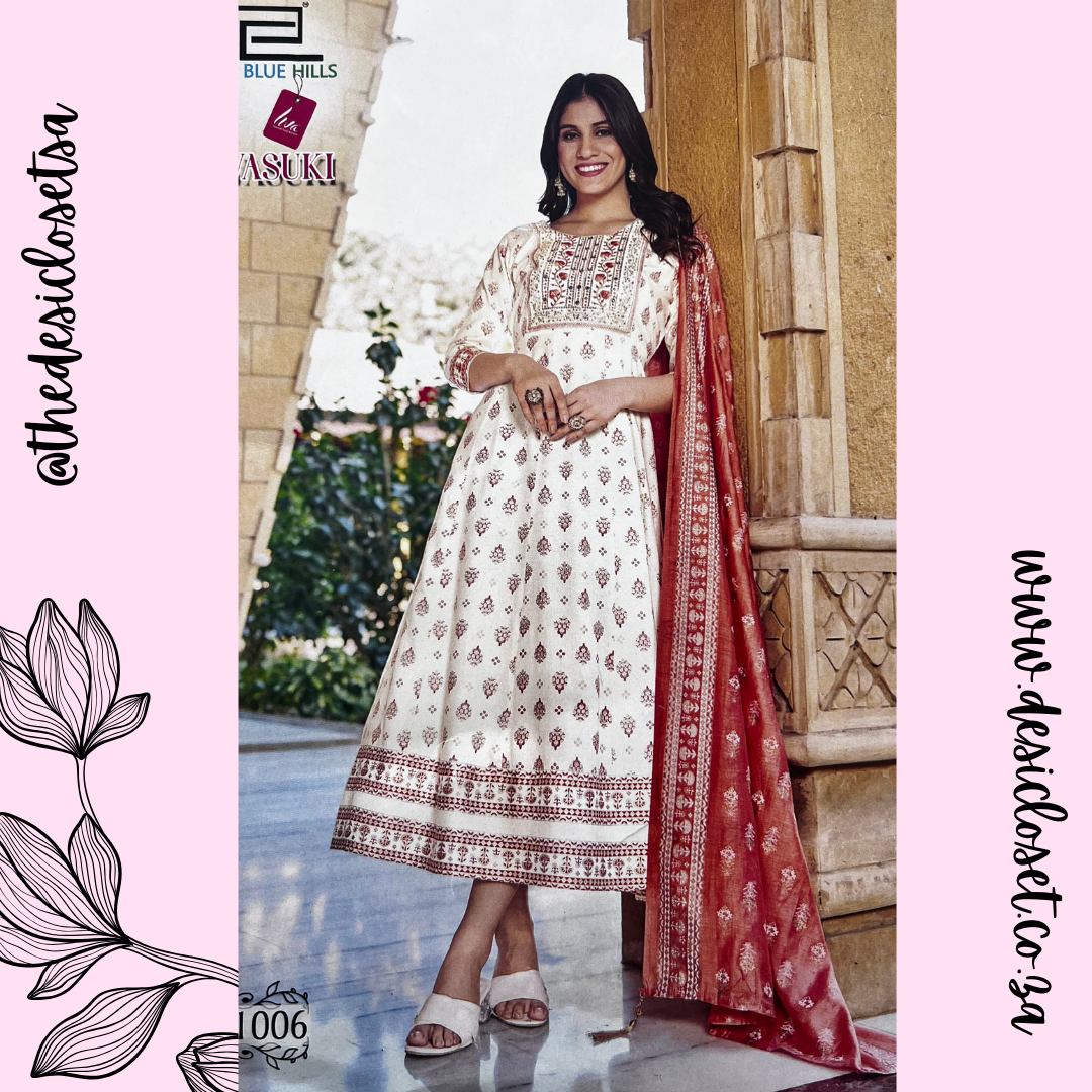 Dress with Scarf - 9XL SA52