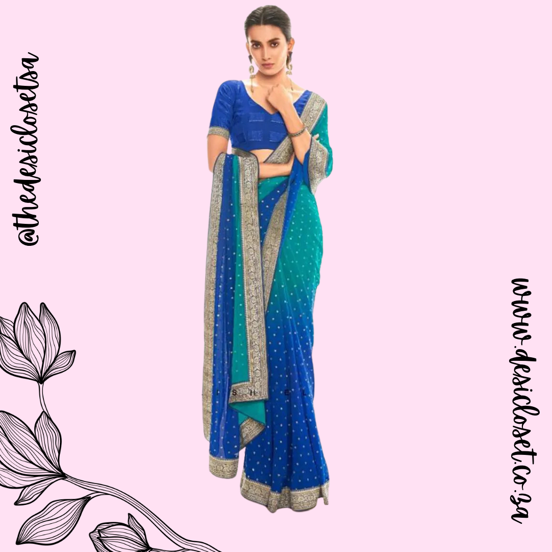 Unstitched sari