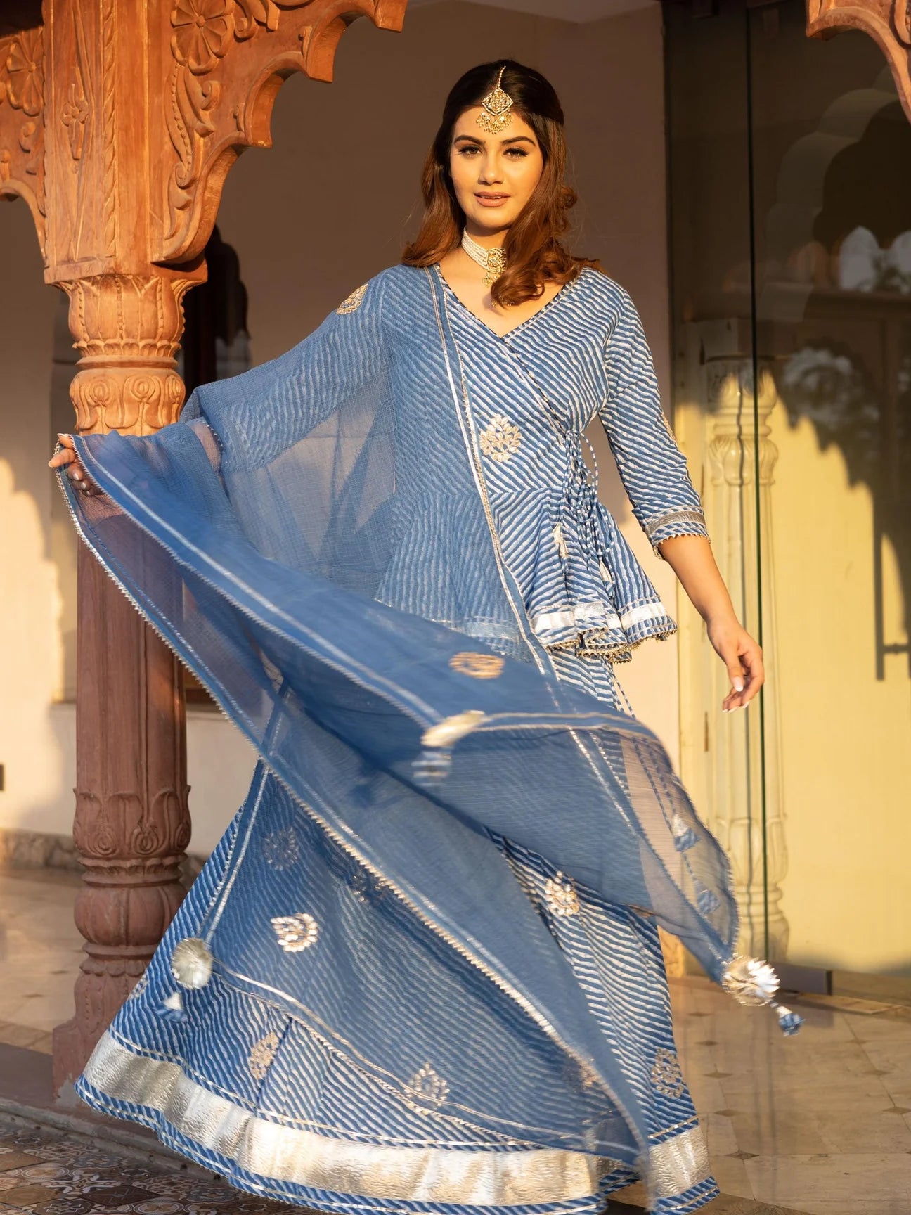 Cotton Lehenga Set