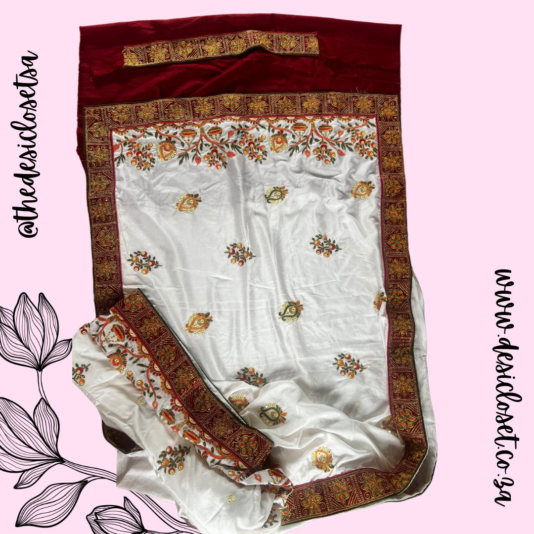 Luxurious silk sari