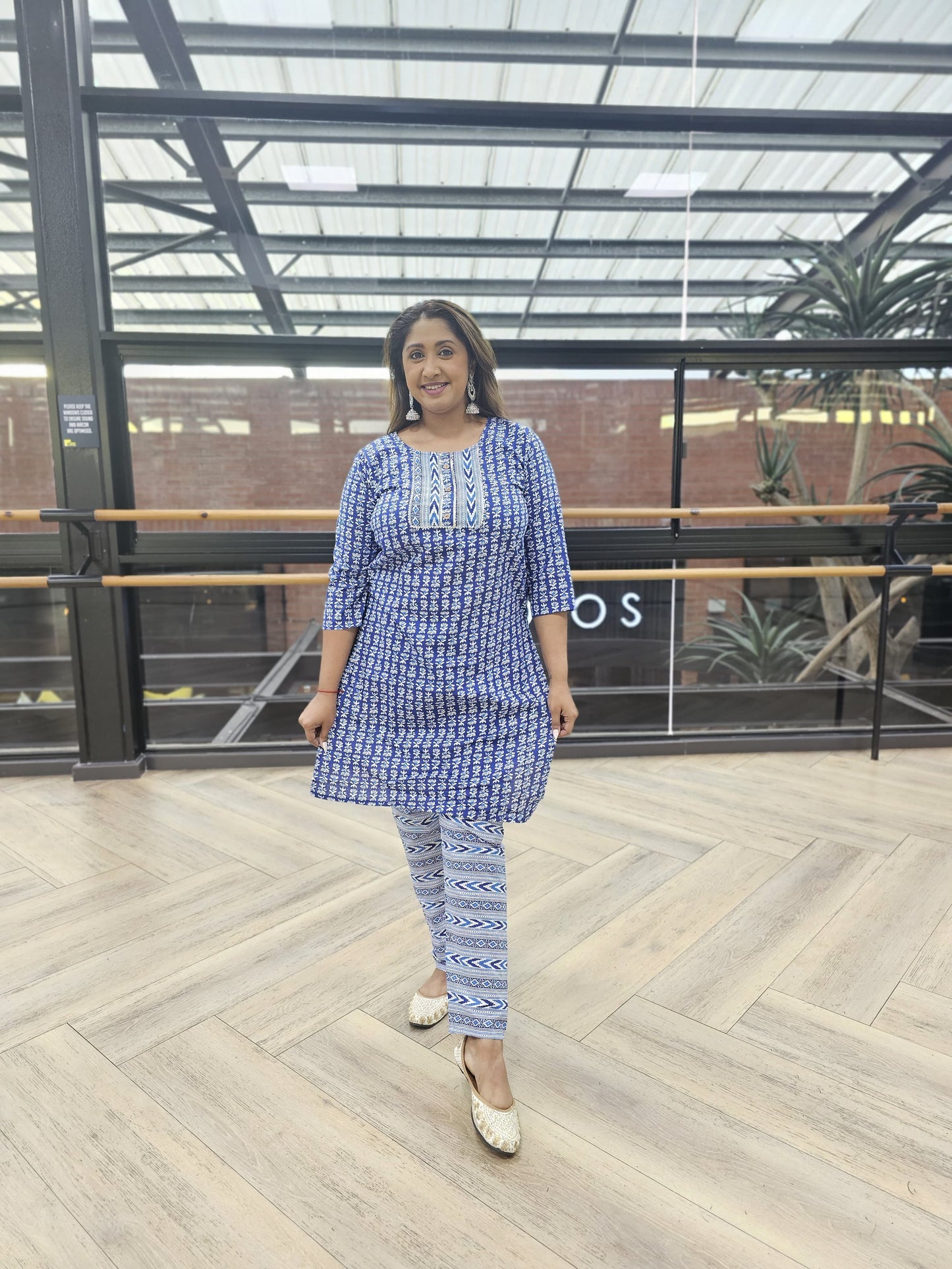 Cotton Kurti & Pant Set