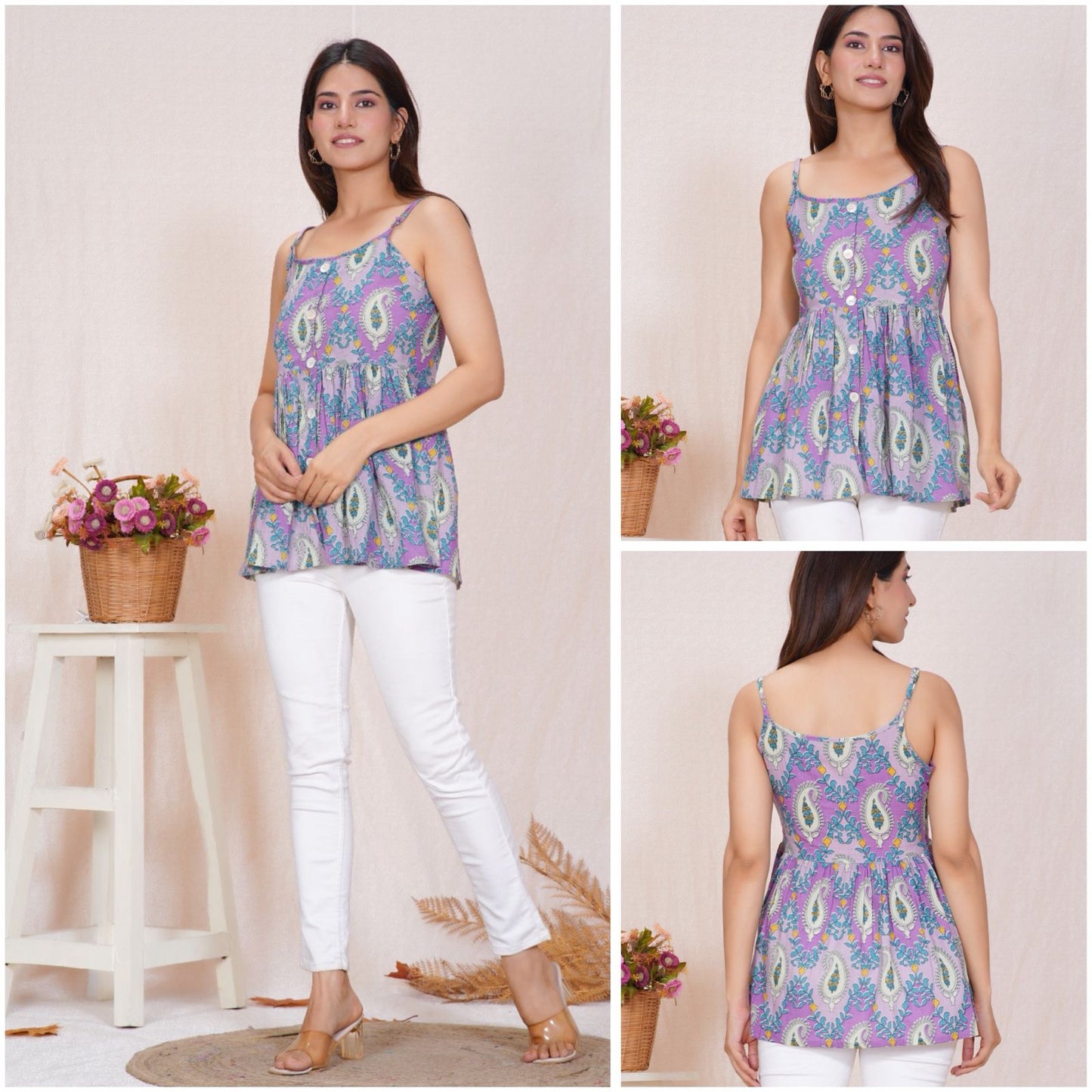 Boho Cotton Summer Top