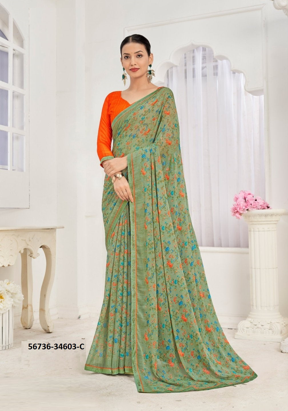 Unstitched Sari