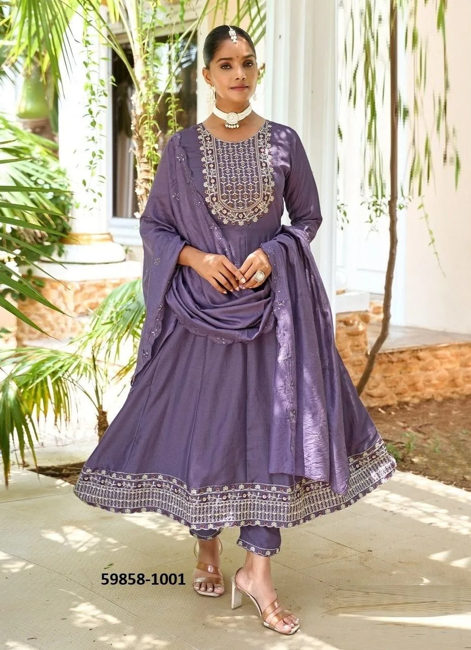 Vichitra Silk Salwar