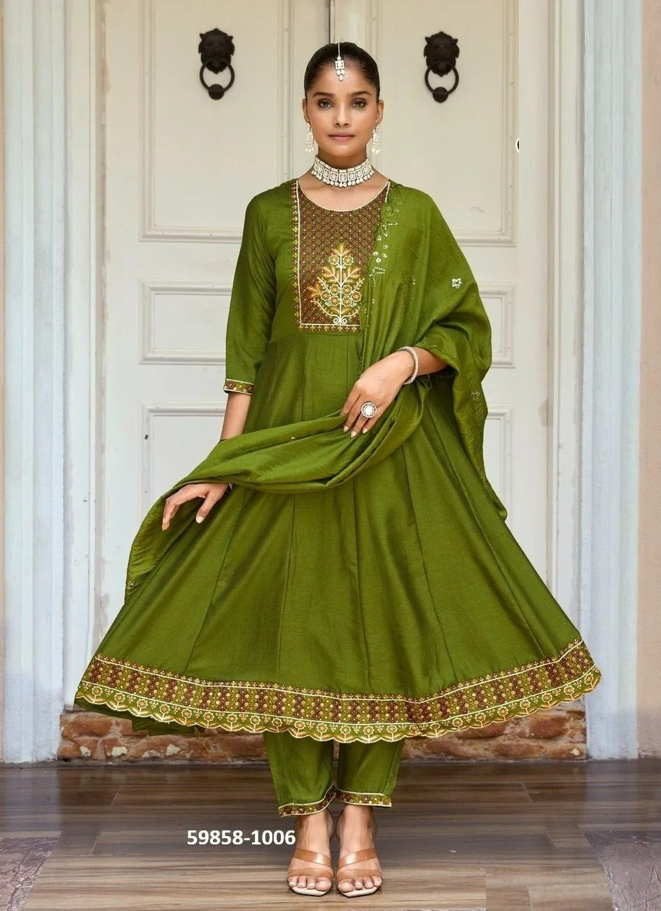 Vichitra Silk Salwar