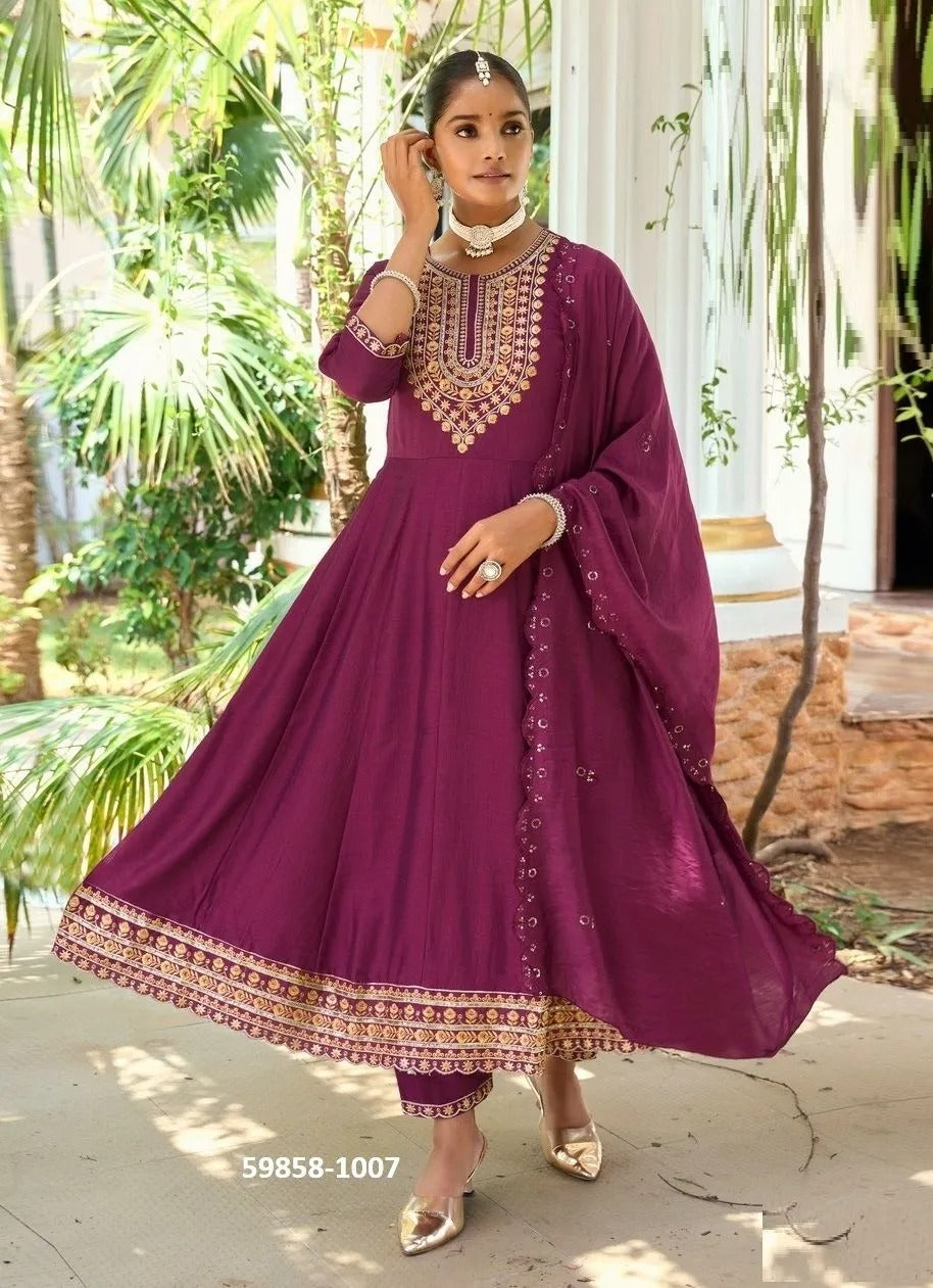 Vichitra Silk Salwar