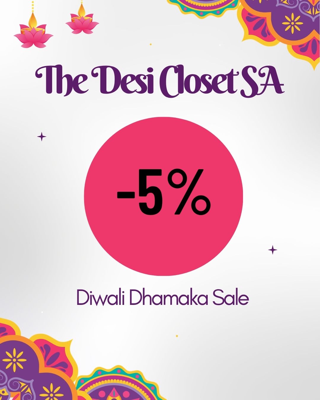 Diwali Dhamaka - 5%