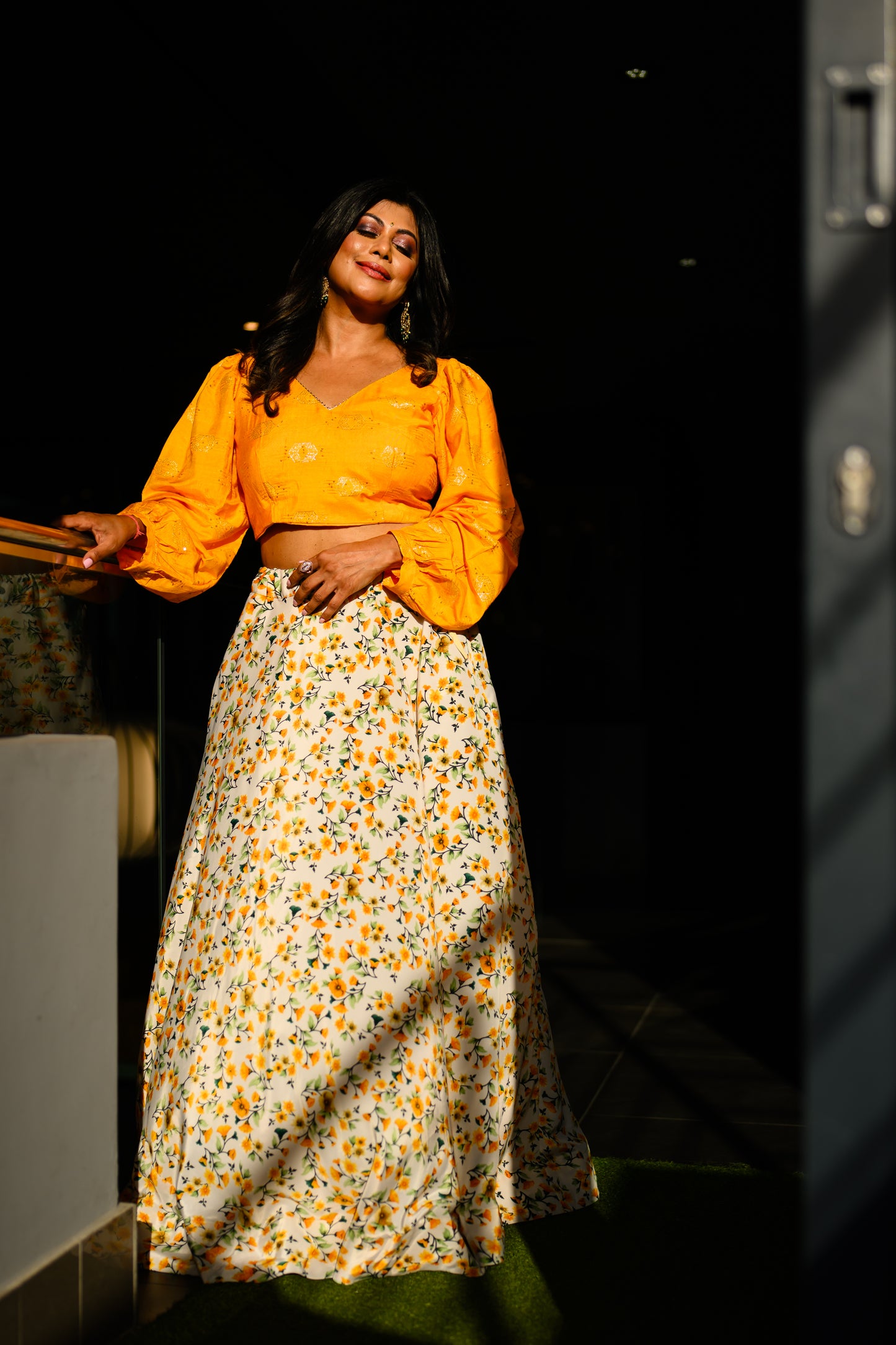 Yellow Lehenga/Fusion Set