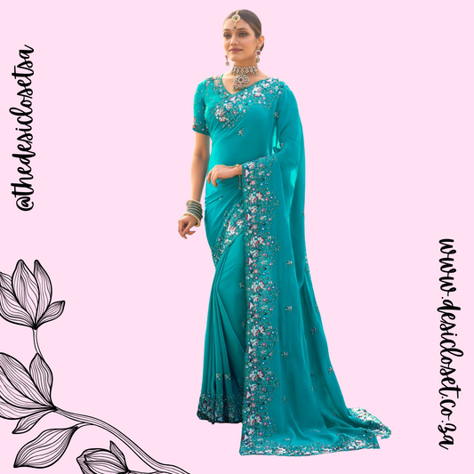 Luxury Unstitched Sari