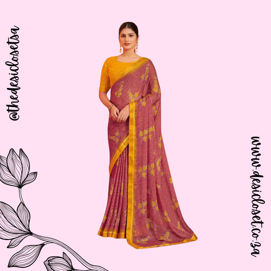 Unstitched Sari
