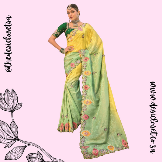 Luxury Unstitched Sari