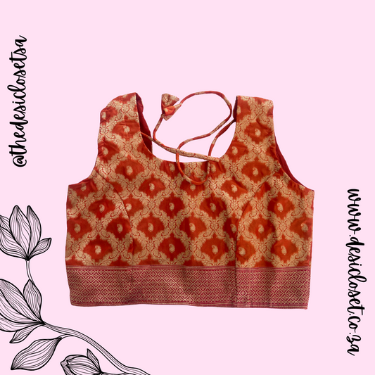 Choli (burnt orange)