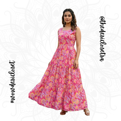 Printed Cotton Dress