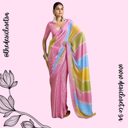 Unstitched sari