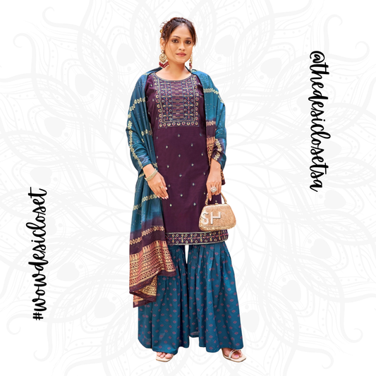 Gadwal Silk Salwar Set