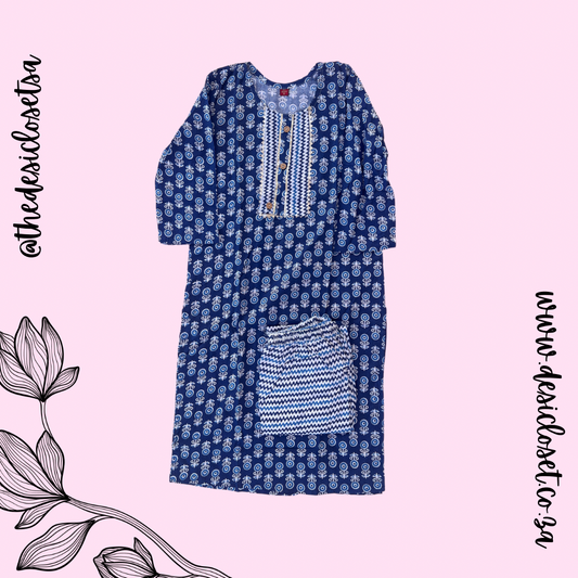 Cotton Kurti & Pant Set