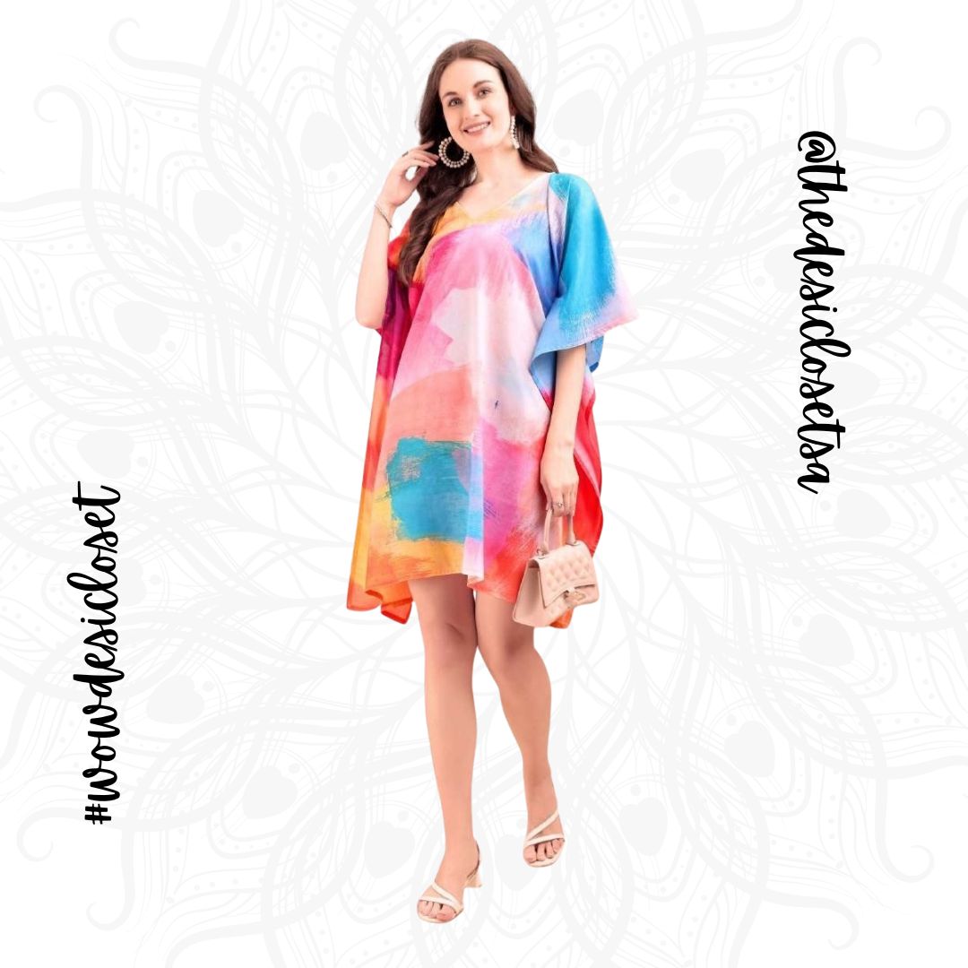 Soft Cotton Digital Print Kaftan
