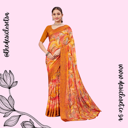 Unstitched Sari