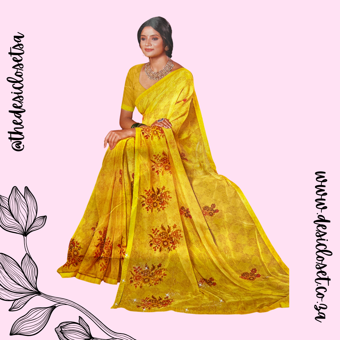 Unstitched Sari