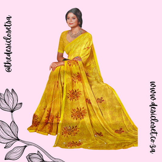 Unstitched Sari
